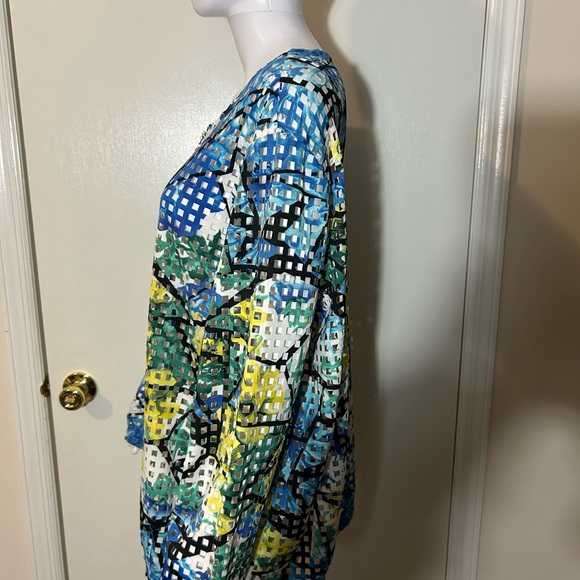 Women’s Multicolored Mesh Jacket - Picture 6 of 10